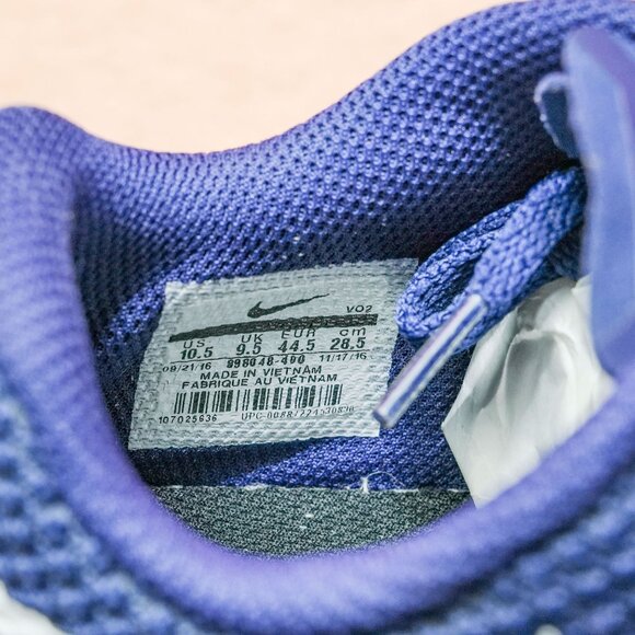 Nike Men Metcon 2 Flywire Blue fabric training Sneakers sz 10.5 - Picture 5 of 6